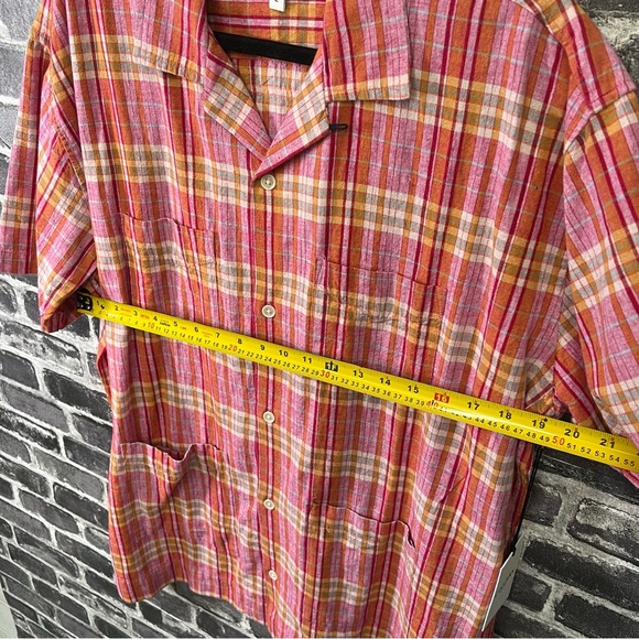 NWT Corridor NYC Vibrant Pink Summer Shirt - Size L - Picture 11 of 12